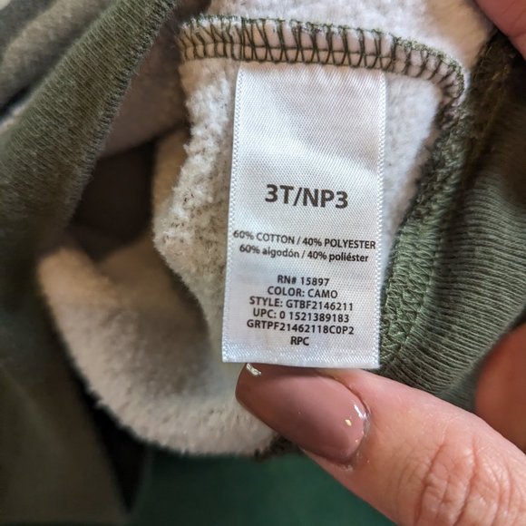 Garanimals Camouflage Sweatshirt Size 3T 💙 - Picture 4 of 5